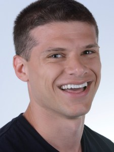 Mike before Invisalign, whitening & single tooth veneer