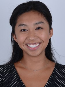 Woman after porcelain crowns