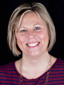 Woman after porcelain veneers