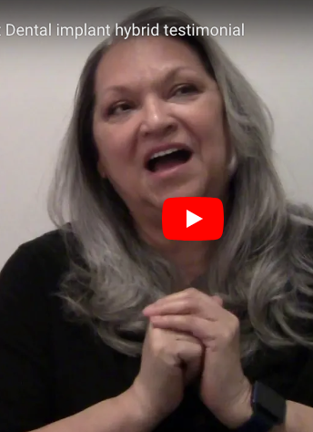 María da un testimonio sobre su experiencia con el implante @serenitysmiledesigns en Nueva Jersey.